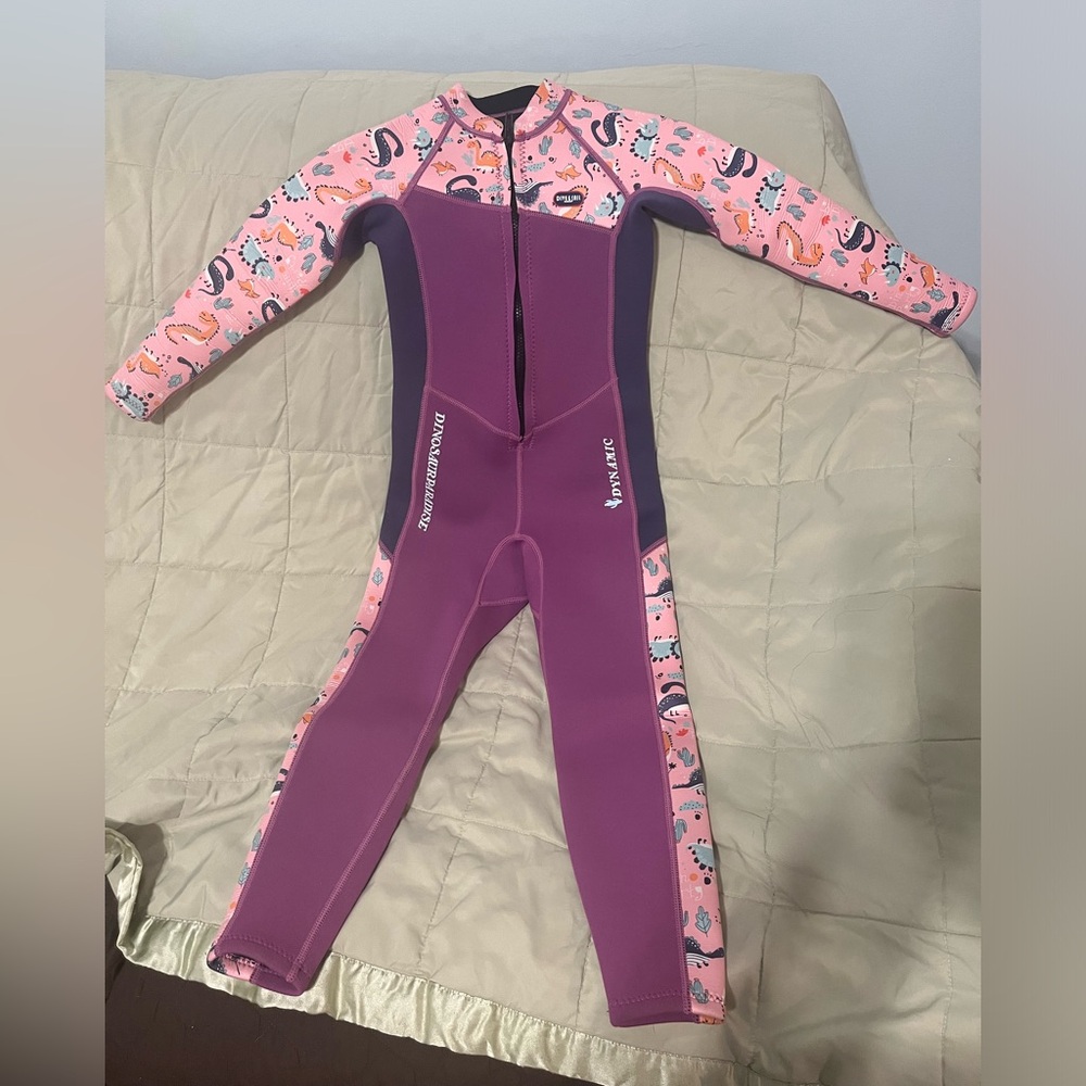 Dive & Sail Girls Dinosaurparadise Wetsuit Size Large